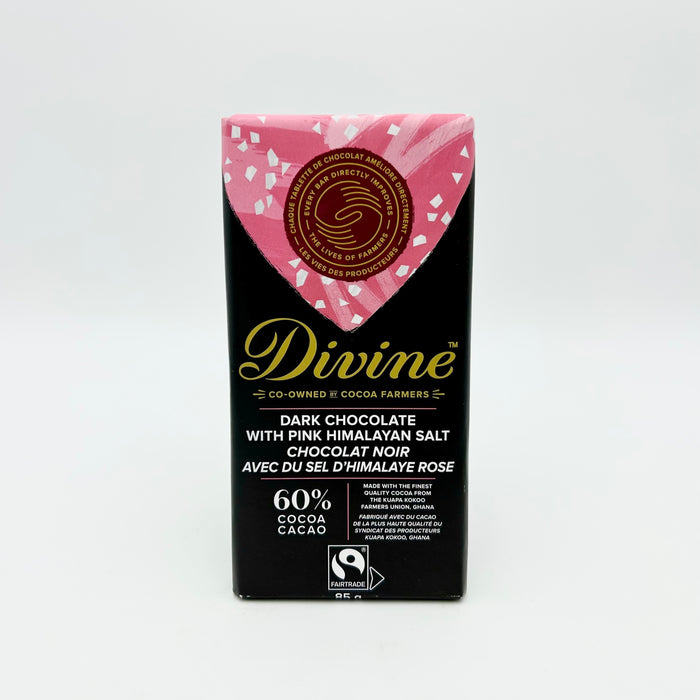 Divine Dark Chocolate with Pink Himalayan Salt