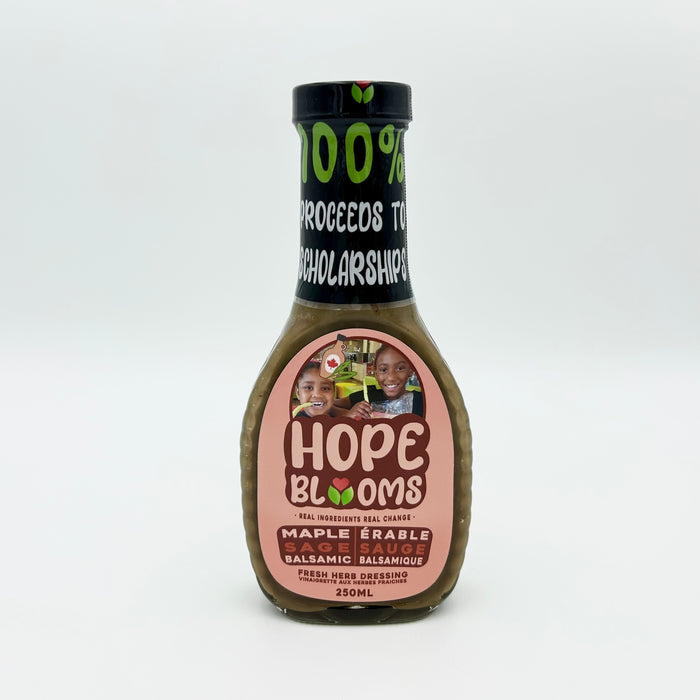 Hope Blooms Maple Sage Balsamic Dressing