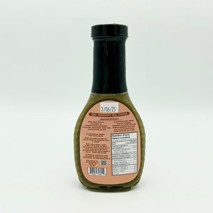 Hope Blooms Maple Sage Balsamic Dressing