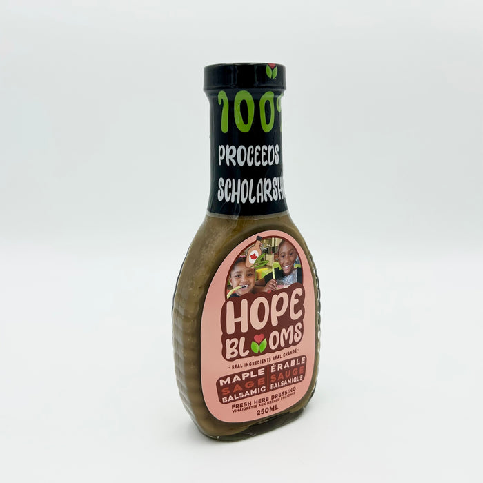 Hope Blooms Maple Sage Balsamic Dressing