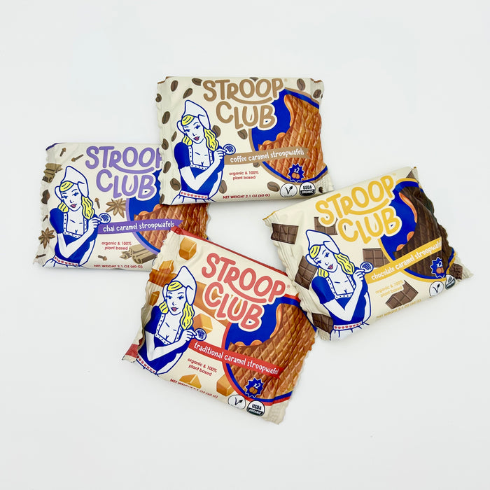 Stroop Club Caramel Stroopwafels (organic)