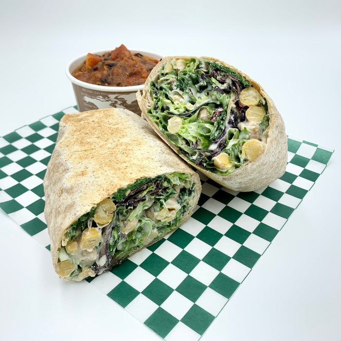 Chickpea Caesar Wrap